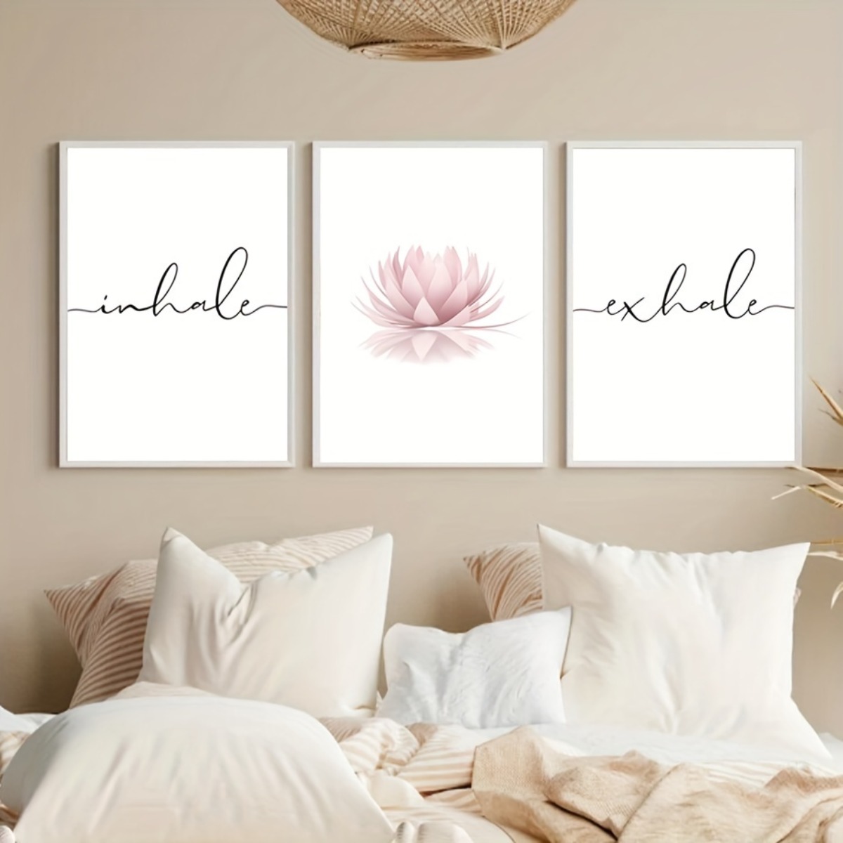 Abstract Canvas Set - Набор из 3-х постеров: «Вдох-выдох. Дзен».