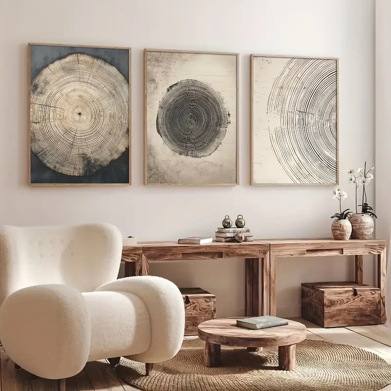 Abstract Canvas Set - Набор из 3 картин на холсте: