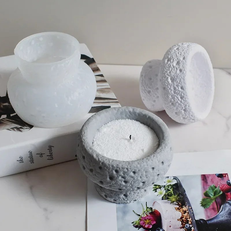 Ceramic Candle Vessel - Набор из 2 мини-форм для свечей/подсвечников