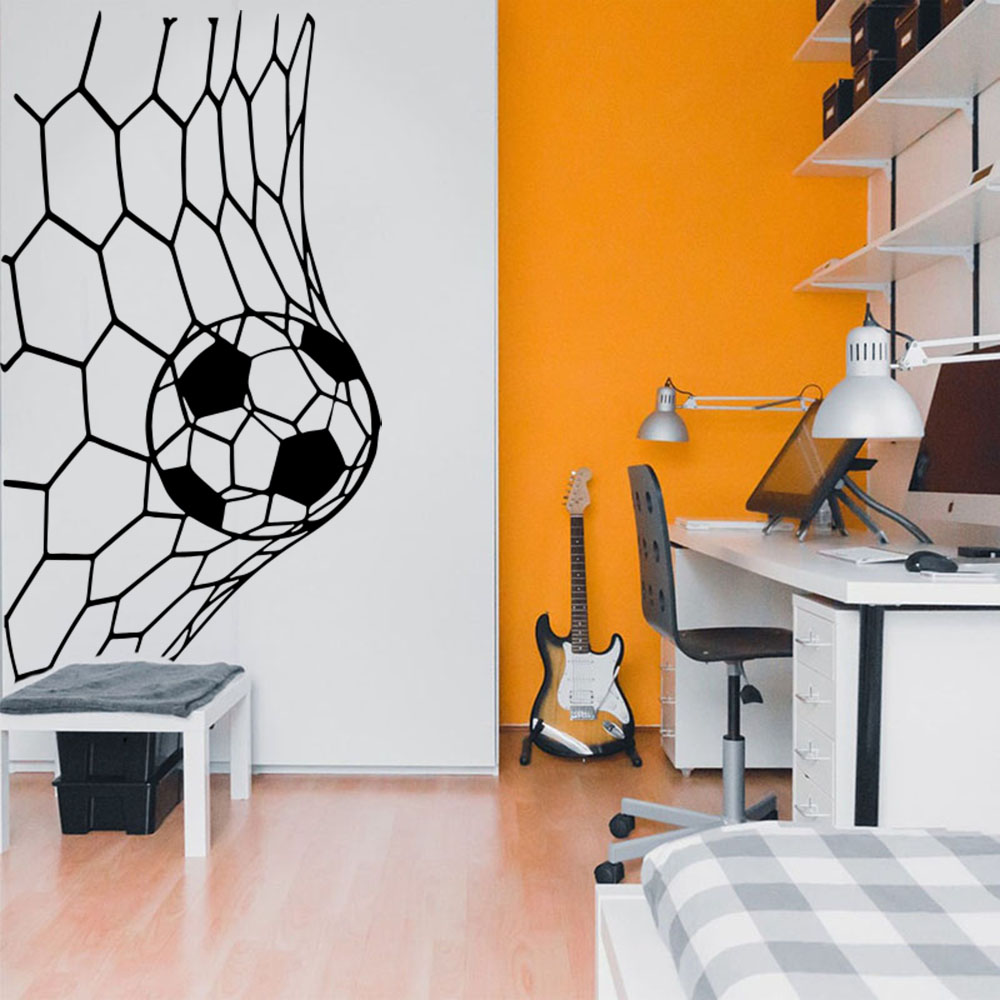 Interior Design School - Большая сетка для ворот Soceer, наклейка