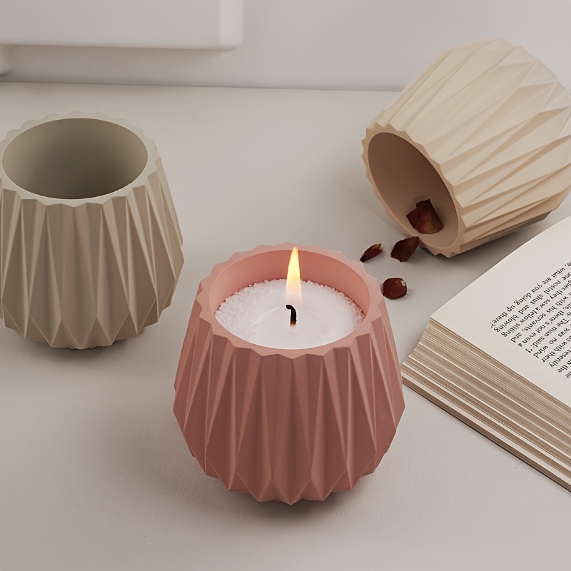 Ceramic Candle Vessel - Силиконовая форма для подсвечников с гранеными