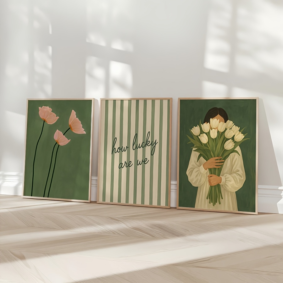 Набор из 3 безрамных картин на – обзор и цена Abstract Canvas Set
