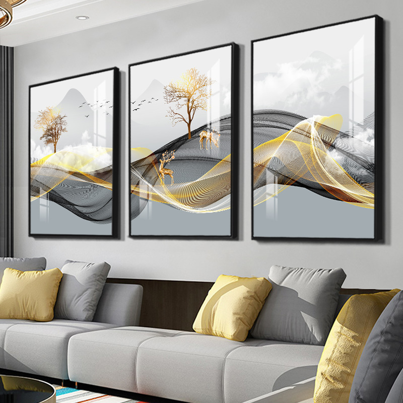 Набор из 3-х безрамных постеро – обзор и цена Abstract Canvas Set