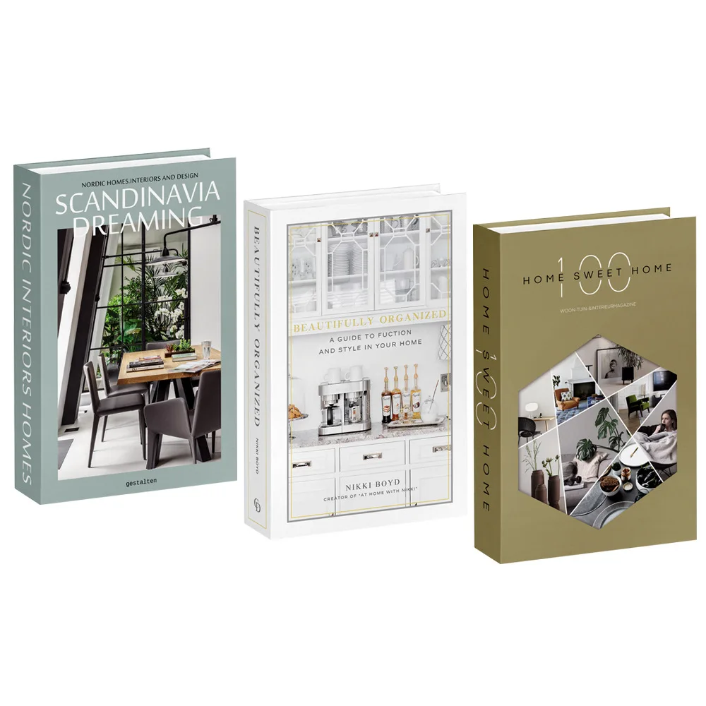 Набор из 3-х имитационных книг – обзор и цена Interior Design Magazine