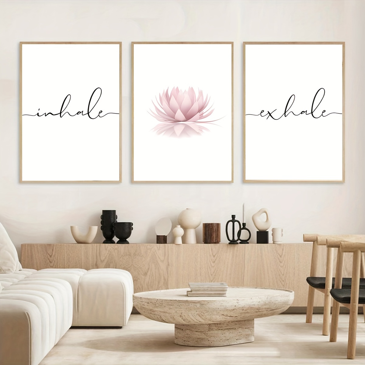 Набор из 3-х постеров: «Вдох-в – обзор и цена Abstract Canvas Set
