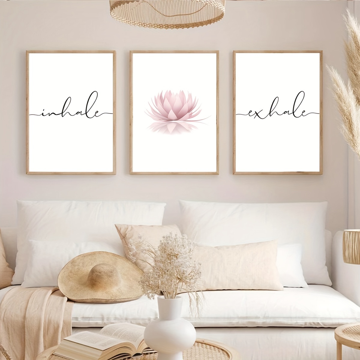 Набор из 3-х постеров: «Вдох-в – обзор и цена Abstract Canvas Set