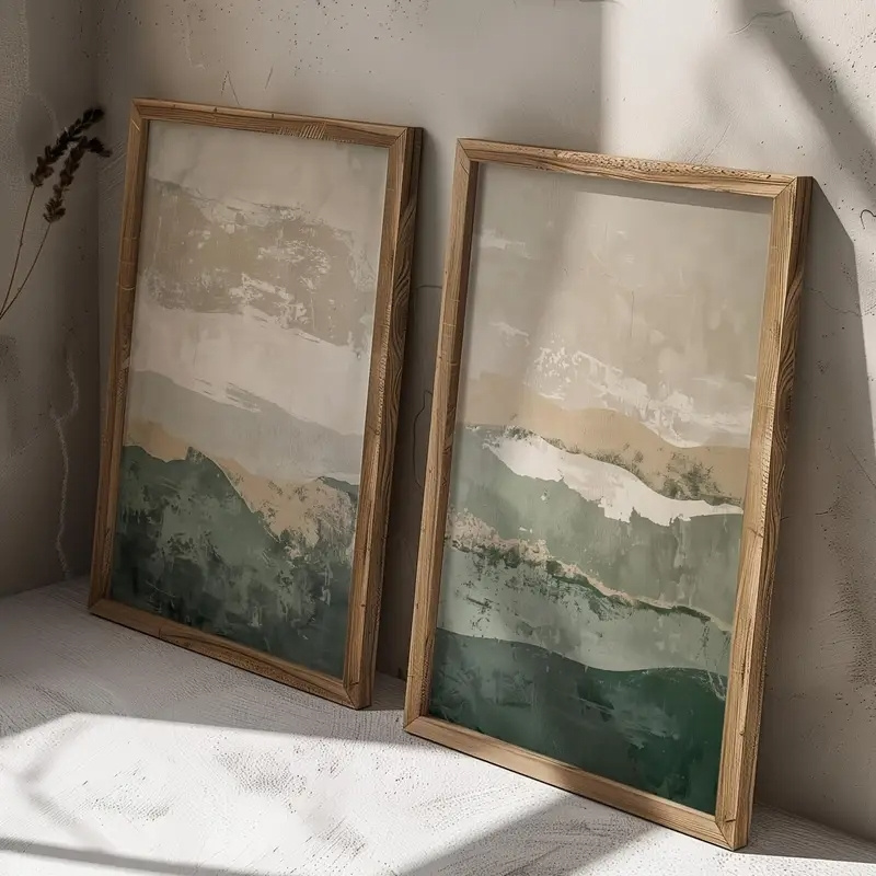 Набор из 2-х картин: Абстрактн – обзор и цена Abstract Canvas Set