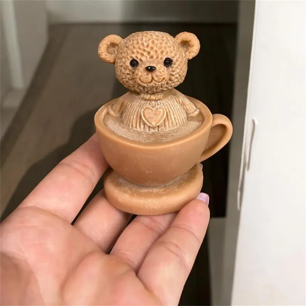 Мишка в чашке, силиконовая фор – обзор и цена Ceramic Candle Vessel